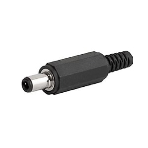 DC Power Connectors DC PLUG 5.5X2.5MM CABLE PROTEC, Pack of 20 4840.1211 