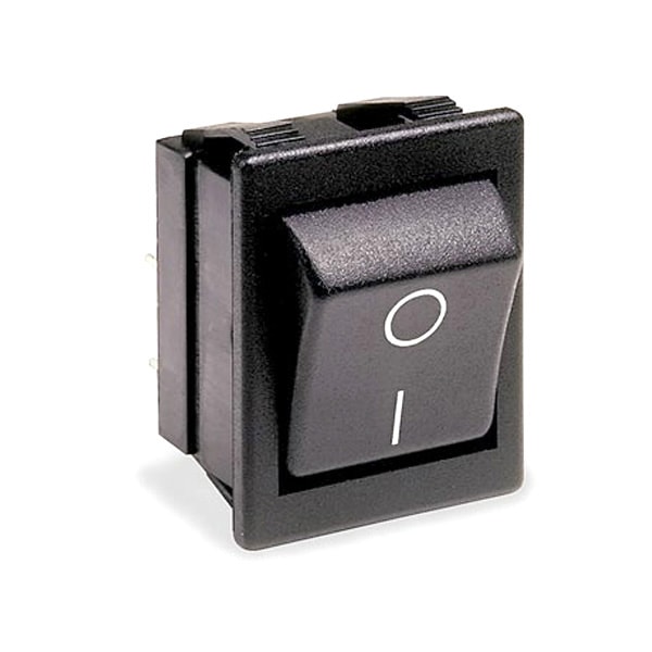 ROCKER ARCOLECTRIC SWITCHES BLACK SWITCH DPDT ON C1570ALAAA 