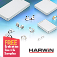 Harwin EMI shielding clips and cans simplify designs, samples and evaluation kit available from Anglia
