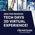Join the Renesas Tech Days 3D Virtual Experience