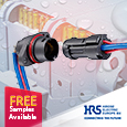 HIROSE release Compact, 20A Current, Waterproof, Signal and Power Hybrid Connector, samples available from Anglia