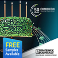 Phoenix Contact celebrate 50 years of COMBICON the world's largest range of PCB connection technology, samples available from Anglia