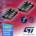Introducing the STMicroelectronics ST1PS01 / ST1PS02 / ST1PS03 nano-quiescent synchronous step-down converters, samples and evaluation boards available from Anglia