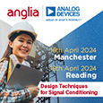 Design Techniques for Signal Conditioning with Anglia and Analog Devices, register now for a Free Workshop place