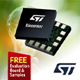 STMicroelectronics release the ST1VAFE3BX Biosensor for well-being and healthcare applications, samples and evaluation kit available from Anglia.