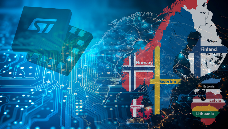STMicroelectronics extends agreement with Anglia to deliver full support services to customers in the Nordic and Baltic regions